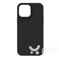 Fusion Elegance Fiber Protect silikoninis dėklas, skirtas Apple iPhone 13 Pro Max, juodas