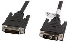 Lanberg Cable DVI-D / DVI-D Black 3m