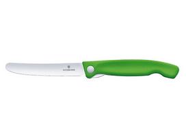Peilis Victorinox Swiss Classic sulankstomas, dantytas, žalias