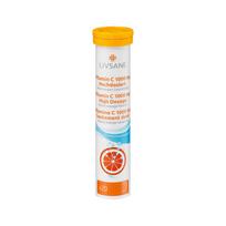 Livsane 1000 mg Vitamino C šnypščiosios tabletės N20