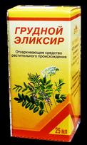 Krūtinės eliksyras, nuo kosulio, 25 ml