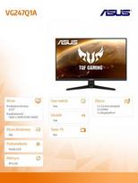 gaming monitoriai - Asus TUF Gaming VG247Q1A - 6 nuotrauka