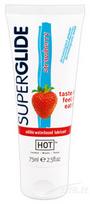 Lubrikantas "Superglide Strawberry" HOT 75 ml.