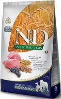 aviena - Sausas šunų maistas Farmina N&D Ancestral Grain Lamb Spelt & Oats Blueberry Adult, 2.5 kg - 1 nuotrauka