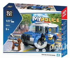 Konstruktorius Blocki MyPolice Kalinių konvojus KB0613, 120 vnt
