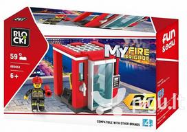 Konstruktorius Blocki MyFireBrigade 2 viename, KB0853, 59vnt.
