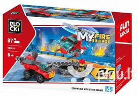 Konstruktorius Blocki MyFireBrigade 2 viename,KB0851, 87vnt