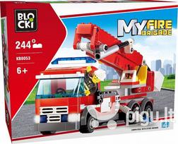 Konstruktorius Blocki MyFireBrigade Gaisrine mašina,KB8053, 244vnt.