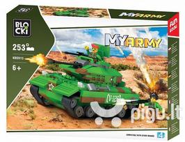 Konstruktorius Blocki MyArmy Tankas KB0915, 253 vnt.
