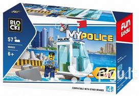 Konstruktorius Blocki MyPolice 2 viename, KB0652, 57vnt