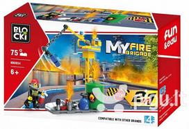 Konstruktorius Blocki MyFireBrigade 2 viename, KB0854, 75vnt