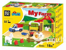 Konstruktorius Blocki Mubi MyFarm MU2003, 32vnt.