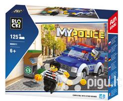 Konstruktorius Blocki MyPolice Apiplėšimas, KB0611, 125vnt