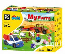 Konstruktorius Blocki Mubi MyFarm, MU2002, 29vnt