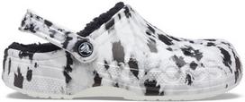 Crocs™ Baya Lined Printed Clog White/Grey 36,5