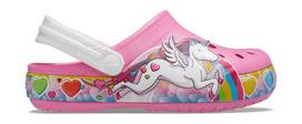 Crocs™ FunLab Unicorn Lights Clog Kid's Pink Lemonade 26