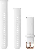 Garmin watch strap Venu 2S 18mm, white/rose gold
