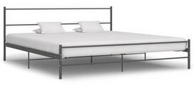 Lova VLX Metal 6FT Super King 284684, pilka, 205x186.5 cm, su grotelėmis