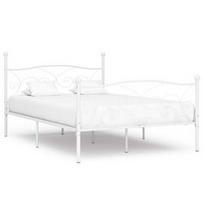 Lova VLX Metal Slatted Base, balta, 210x167 cm, su grotelėmis