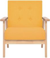 Fotelis VLX Armchair 244657, geltonas, 64.5 cm x 67 cm x 73.5 cm