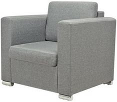 Fotelis VLX Fabric 243579, šviesiai pilka, 73 cm x 82 cm x 78 cm