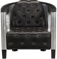 Fotelis VLX Aviator 247795, juodas, 67 cm x 73 cm x 69 cm