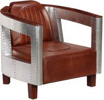 Fotelis VLX Aviator 247796, rudas, 67 cm x 73 cm x 69 cm