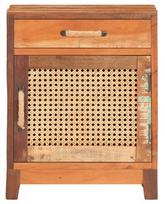Naktinis staliukas VLX Solid Reclaimed Wood 288094, rudas, 40x30x50 cm