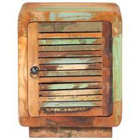 Naktinis staliukas VLX Solid Reclaimed Wood 320463, rudas, 40x30x50 cm