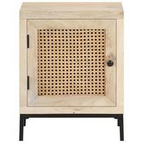 Naktinis staliukas VLX Solid Mango Wood 323509, rudas, 30x40x50 cm