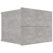 Naktinis staliukas VLX Bedside Cabinet 801061, pilkas, 40x30x30 cm