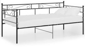 Sofa-lova VLX Modern 324767, juoda, 206.5 x 95 x 89.5 cm
