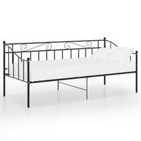 Sofa-lova VLX Metal 324773, juoda, 206.5 x 95 x 89.5 cm