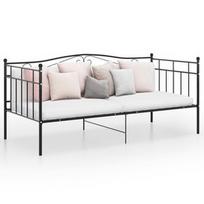 Sofa-lova VLX Metal 324779, juoda, 206.5 x 95 x 89.5 cm