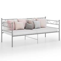Sofa-lova VLX Metal 324769, pilka, 206.5 x 95 x 89.5 cm