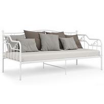 Sofa-lova VLX Metal 324762, balta, 206 x 95 x 91.5 cm
