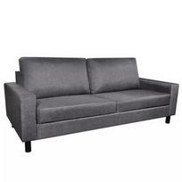 Sofa VLX 3-Seater 244303, tamsiai pilka, 196 x 87 x 81 cm