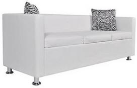 Sofa VLX Sofa 3-Seater, balta, 1700 x 625 x 630 cm