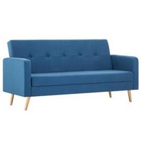 Sofa VLX Fabric 247038, mėlyna, 73 x 174 x 85 cm