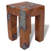 Valgomojo kėdė VLX Teak Resin 243470, ruda/uosio
