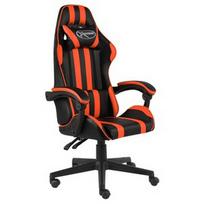 Žaidimų kėdė VLX 20524, juoda/oranžinė