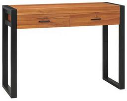 Rašomasis stalas VLX Recycled Teak Wood 325268, rudas/juodas
