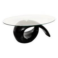 Kavos staliukas VLX Exclusive 240432, juodas, 1150 mm x 640 mm x 447 mm