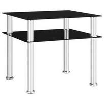 Kavos staliukas VLX Side 249530, juodas, 450 mm x 500 mm x 450 mm