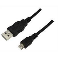 kabelis usb type a to type b - LogiLink Cable USB to USB-micro Black 5m - 2 nuotrauka