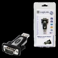 usb a male to rs 232 male - Logilink Adapter RS232 to USB Black - 4 nuotrauka