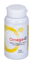  Natura Media Omega+D3, 120 mažų kapsulių