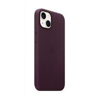 apple iphone 13 odinis deklas - iPhone 13 Leather Case with MagSafe - Dark Cherry  - 2 nuotrauka