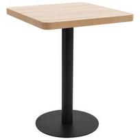 Baro stalas VLX Bistro 286430, šviesiai ruda, 600 mm x 600 mm x 750 mm