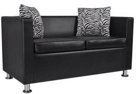 Sofa VLX Sofa, juoda, 120 x 62.5 x 63 cm